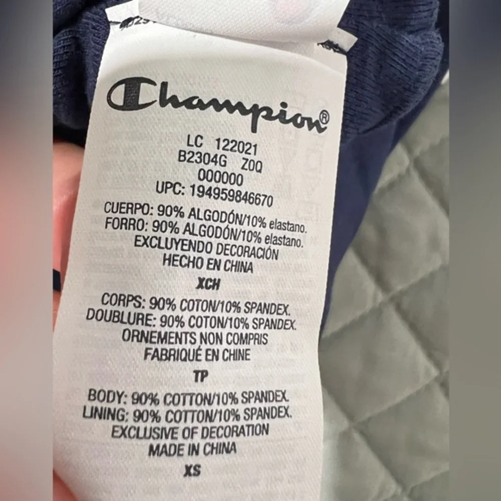 Champion Women's Authentic Sports bra bralette navy size XS‎